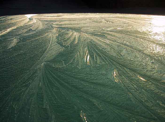 ice on my car roof