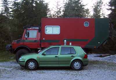 offroad vehicle compared to my car from the side