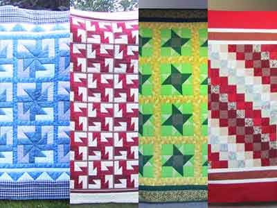 various quilts